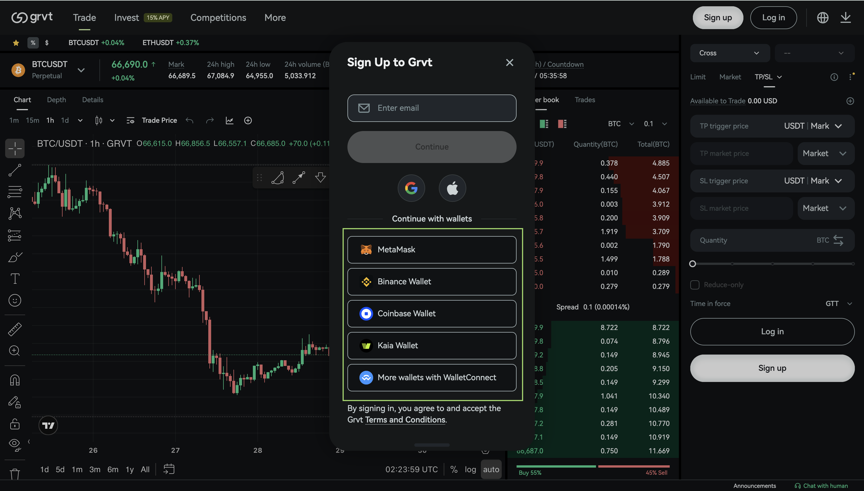 connect wallet